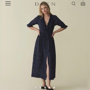 Doen NWT ROSABELLA DRESS -- ADRIATIC size S